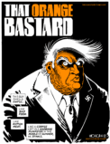 Donald Trump as "That Orange Bastard," a takeoff of "That Yellow Bastard" from Frank Miller's Sin City