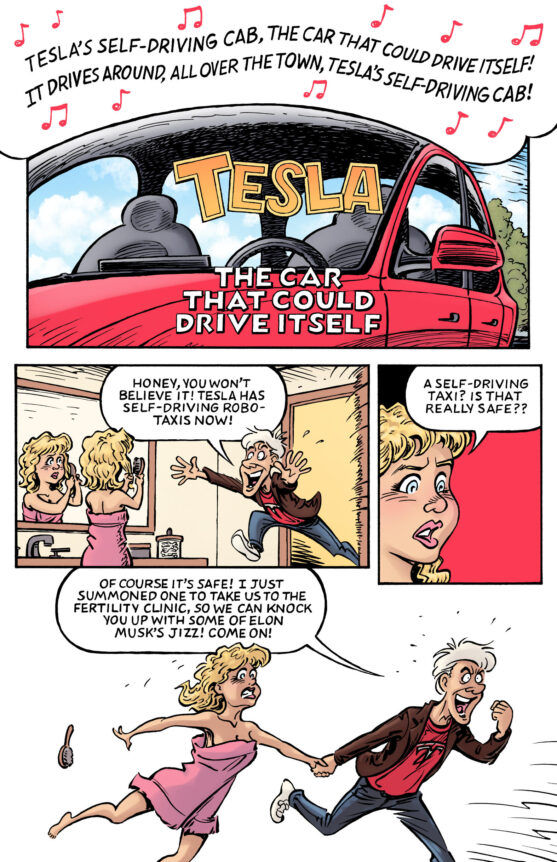 Tesla Robotaxis are like Toonces, The Cat Who Could Drive A Car.